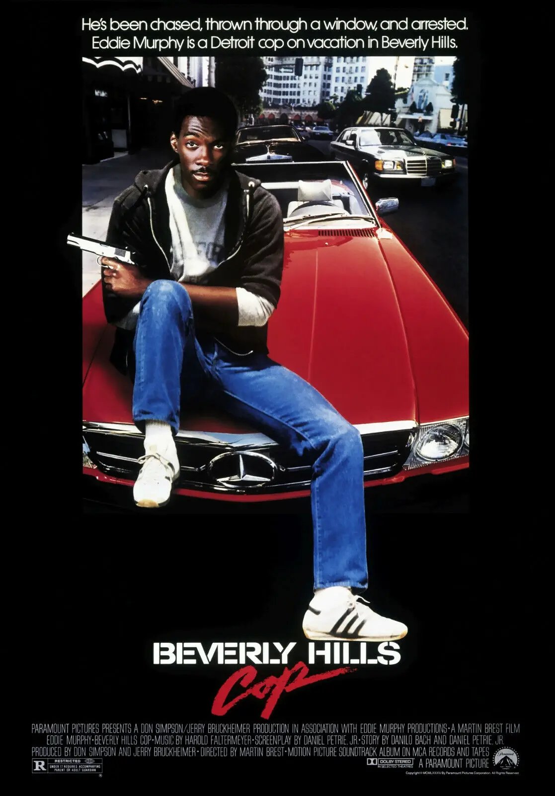 Beverly Hills Cop Movie Art Picture Print Silk Poster Home Wall Decor no frame