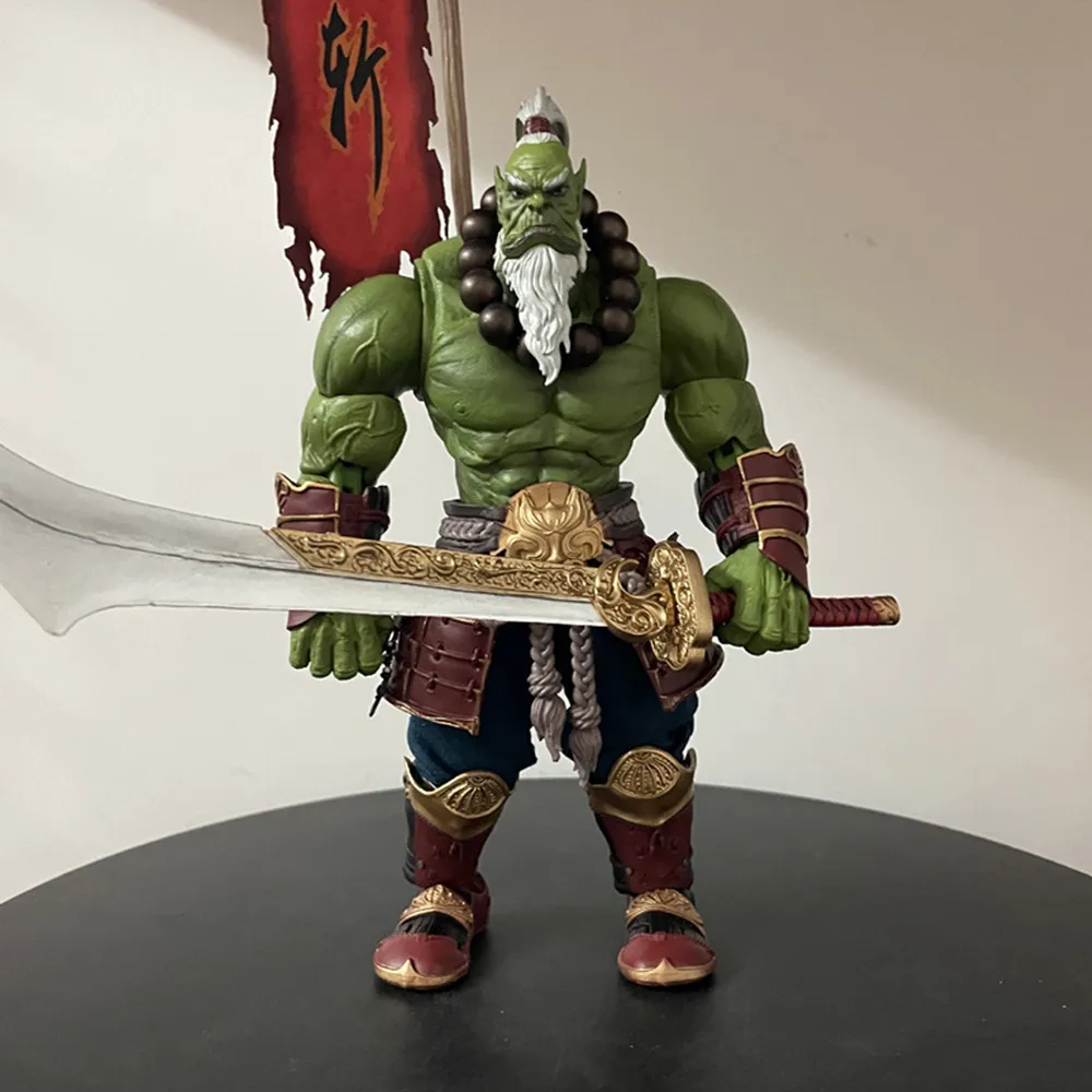 

21cm World Of Warcraft Orc Figure Blade Master Figure World Of Warcraft Guardian Of The Horde Collection Model Decora Toys Gifts