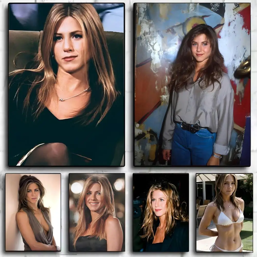 hollywood actress wall decor J-Jennifer Aniston Poster Wall Art Print Decorative Mural Home Decor Gift Unframed