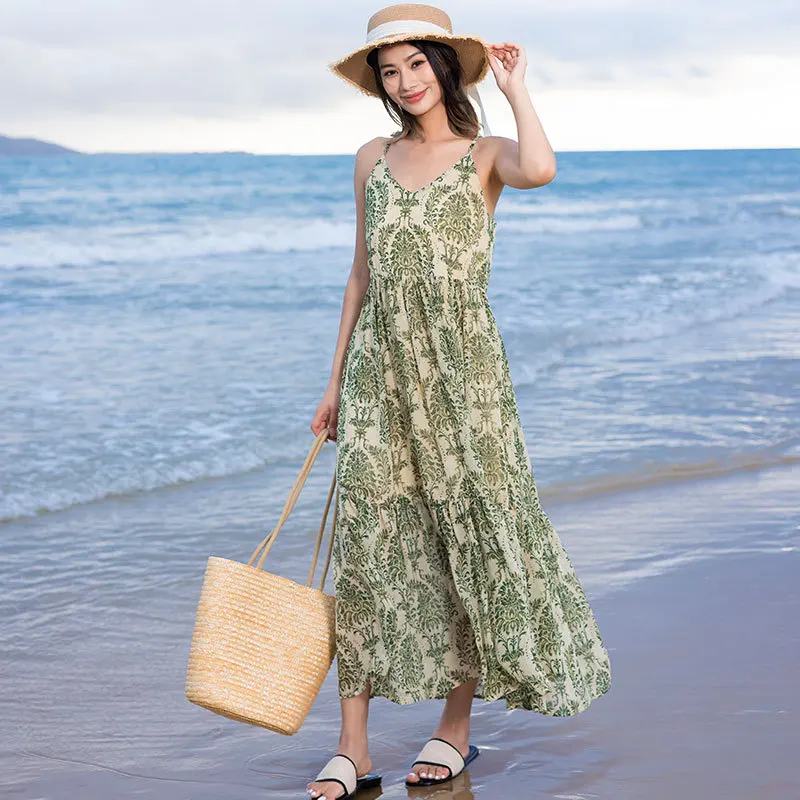 Tenue de plage style bohème, vêtements assortis pour la famille, papa et fils, mère et enfants