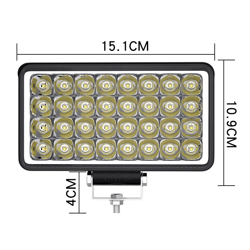 12-80V Off Road LED Bar 4Inch Spot Flood LED Light Bar For Truck 4X4 Atv Boat Bright LED Work Light Car Headlight