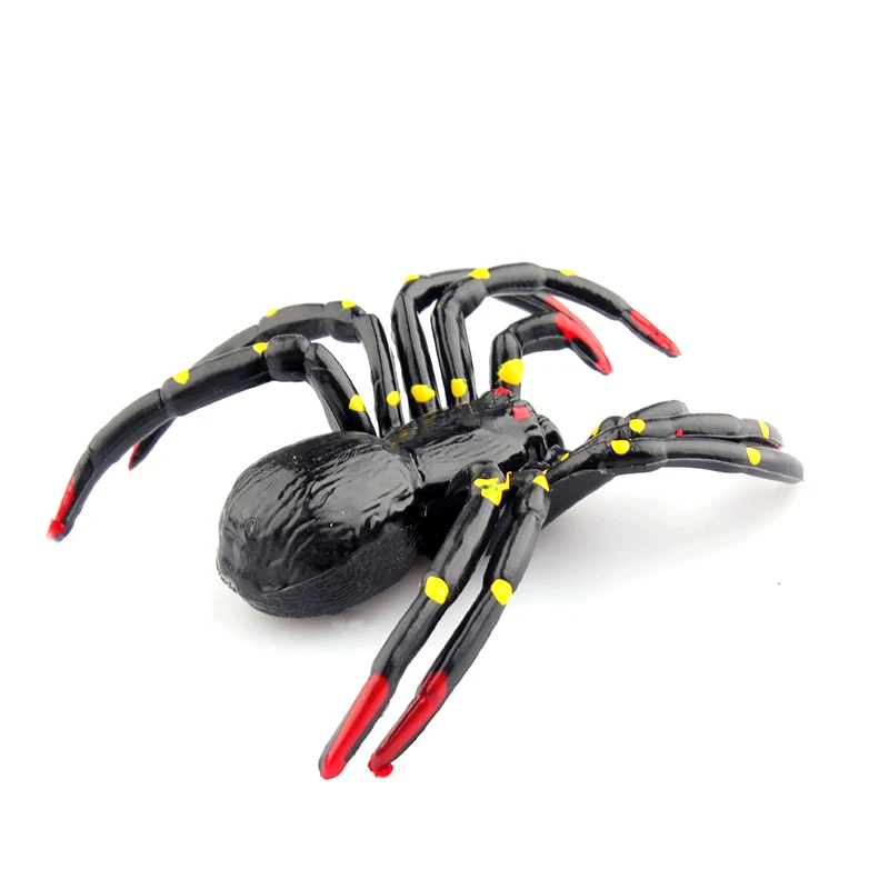 Artificial Fake Spider Halloween Decoration Simulated Spider Model Realistic Plastic Spider Figurines Kids Novelty Tricky Toy