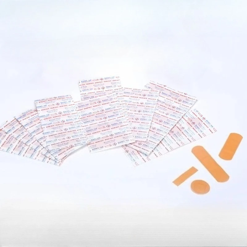 

100Pcs/Set Band Aid PE Breathable Adhesive Bandages for Wound Dressing Patch First Aid Strips Plasters Emergency Dressing Tape