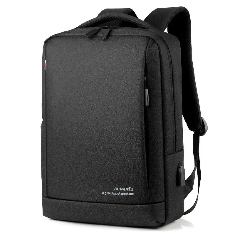 Mochila USB Expansível para Homens, Grande Capacidade, Impermeável, Negócios, Viagem, Escalada, Escola, Laptop, 16.1\