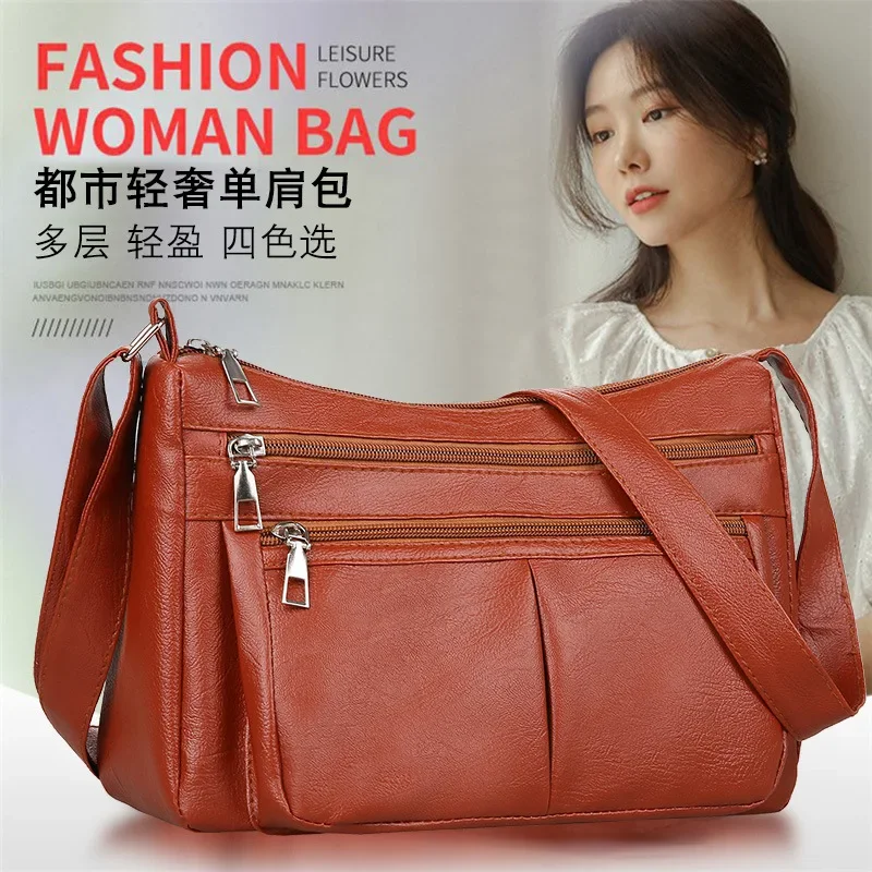 BBA133  Spanish new cross-border women's new fashion shoulder bag letter messenger bag