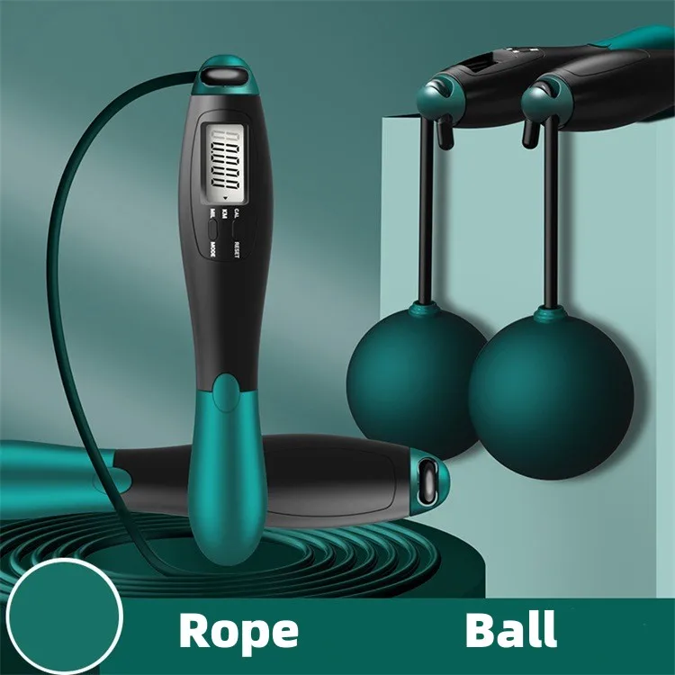 Adjust Cordless Jump Rope Creative Counting Skipping Rope ABS Smart Electronic Digital Lose Weight Portable Wireless Skip Rope