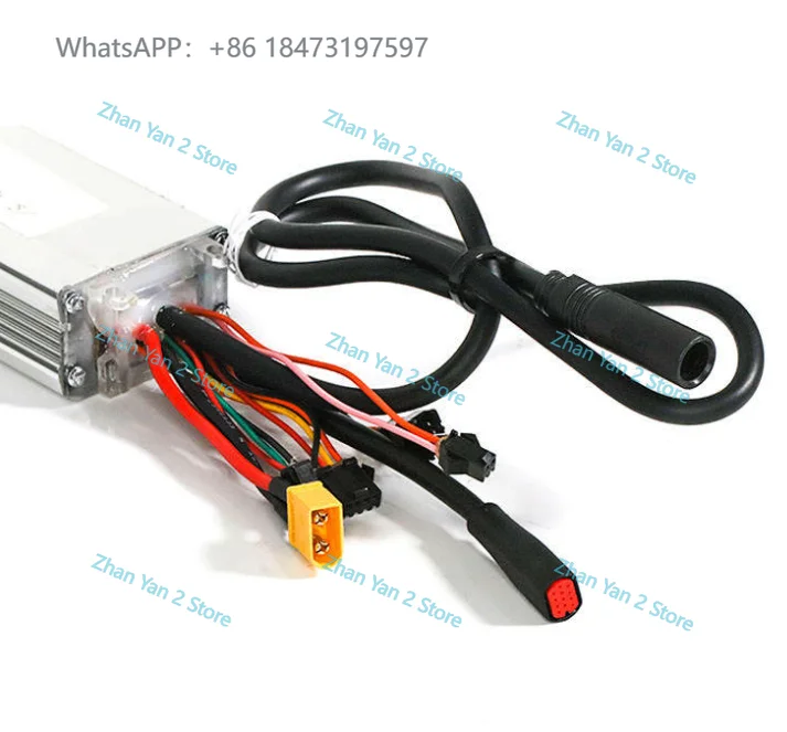 1PCS 48V 21A Electric Bike Controller for Fatbike Durable Plastic Housing High Power Motor Control Unit for E Bicycle Conversion