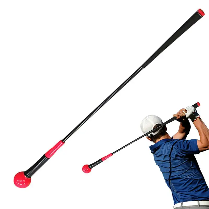 Palo de entrenamiento de Swing de Golf de 80cm, palo de calentamiento de Golf suave, varilla de práctica de Swing de Golf, entrenador de potencia de