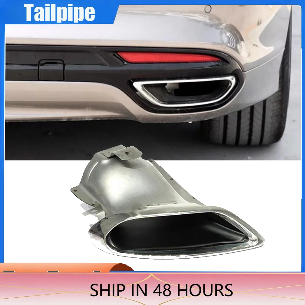 NEW1 Bumper Trim for Ford Mondeo 2013-2019 Bumper Decoration Trim Exterior Protective Styling Accessories Rear Muffler Tailpipe