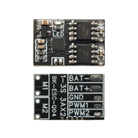 Two-way Bidirectional Brushed ESC 1-3S 3A/5A Electronic Speed Controller with LED Indicator Light for RC Tracked Vehicle Parts
