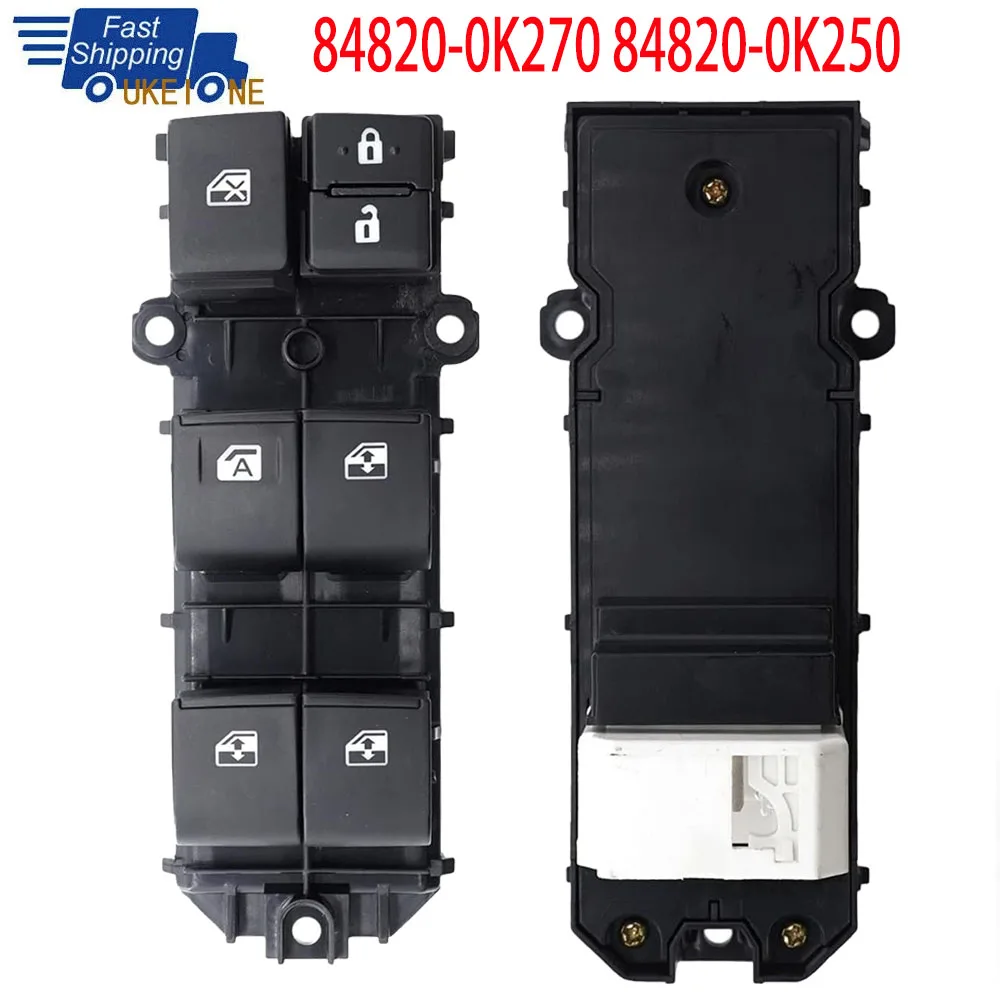 Car Accessories For Toyota Hilux VIII Pickup 2015-2019 Front Left Power Master Window Switch 84820-0K270 Lifter Lock Button Part