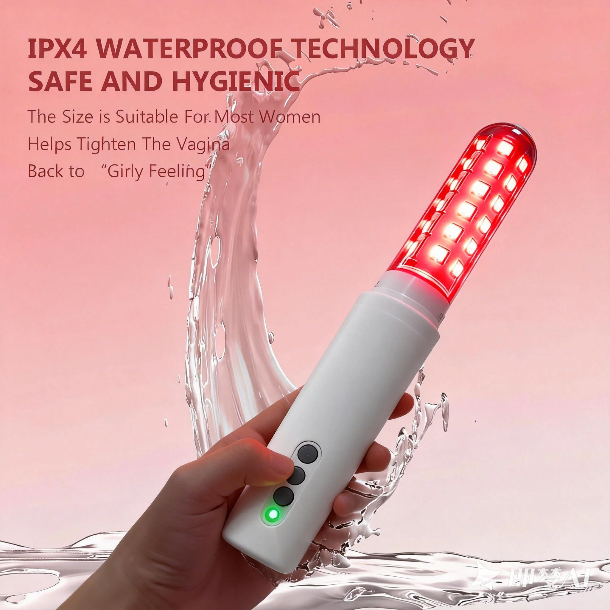 

At-home Vaginal Tightening Device, LLLT Rejuvenation Wand with 650nm Cold Laser for Women's Vaginal Health Enhancement