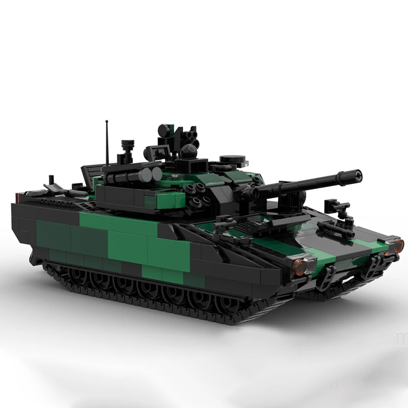 

969PCS MOC CV90 MK4 Turret Hull 35mm Modern Armored Vehicle Model Modular Building Blocks DIY Creative Toys Gift