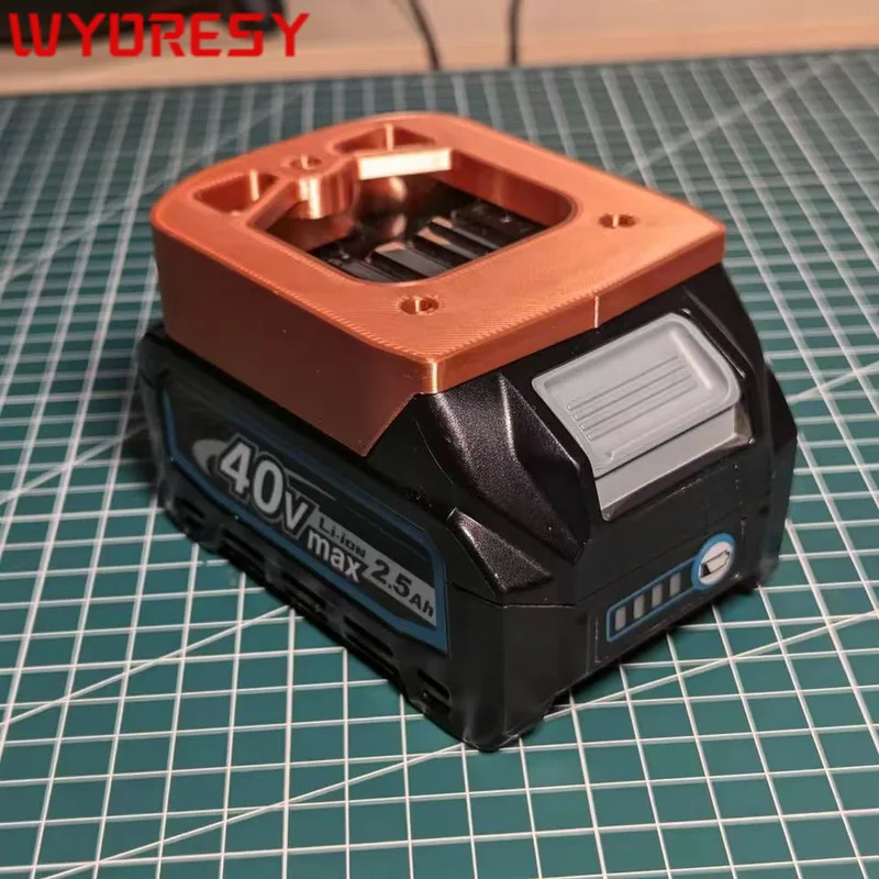 WYORESY for Makita (XGT 40V Max 2.5Ah/BL4025) Battery Base Shock Absorption Anti-Sway Stable BL4025 Battery Parts