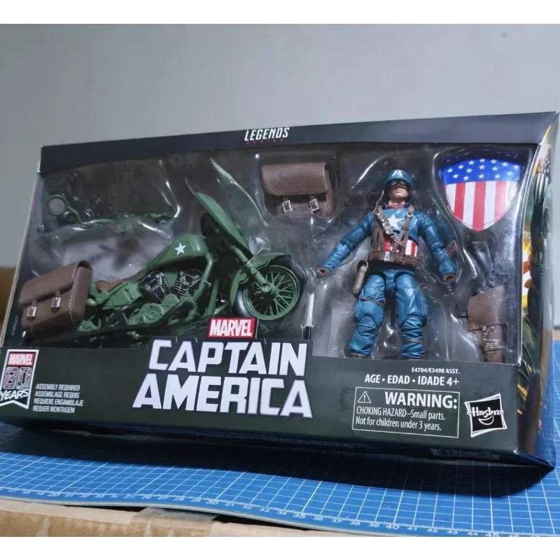 

New Original Hasbro Marvel Legends Series Captain America Motorcycle Action Figure Model