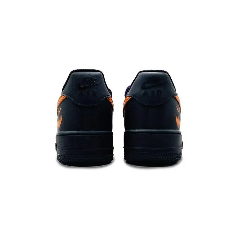 [Custom "S Ghost Face Pumpkin"]Nike Air Force 1 Low Air Force 1 Low-Top Skateboard Shoes Men's Black Orange