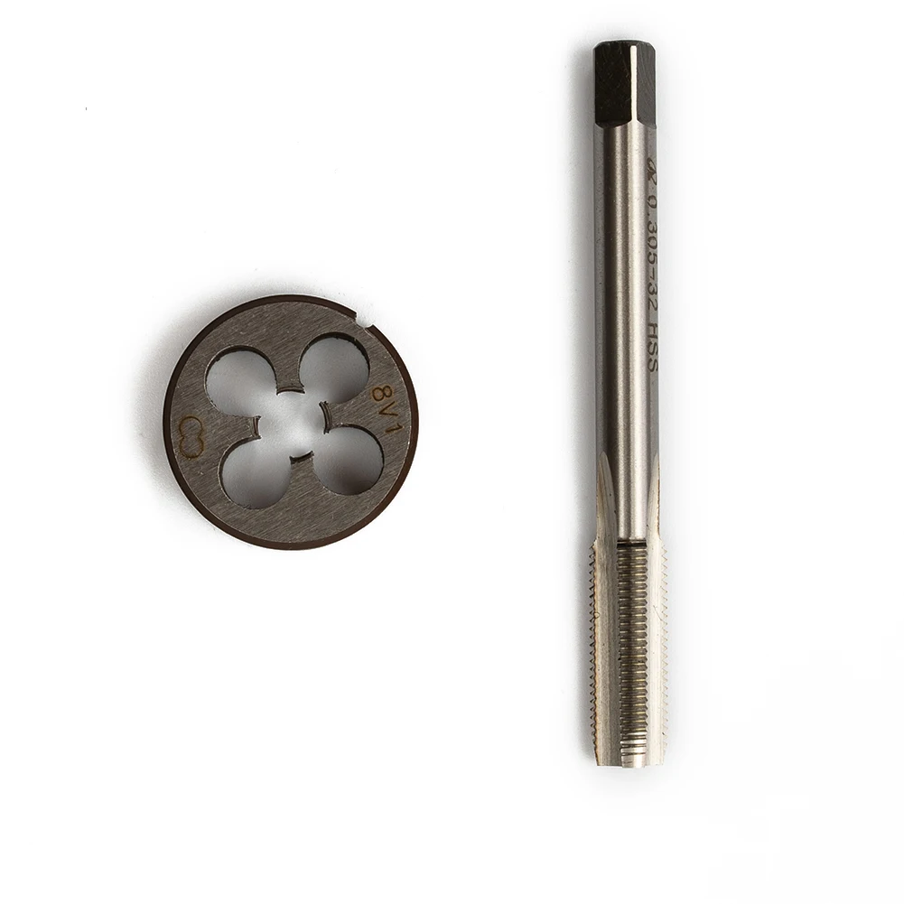 

3 Flutes Tap Die Set 72 Mm Length Accessories Kits 0.305-32 (.305x32) Protable Brand New For Tire Valve Repair