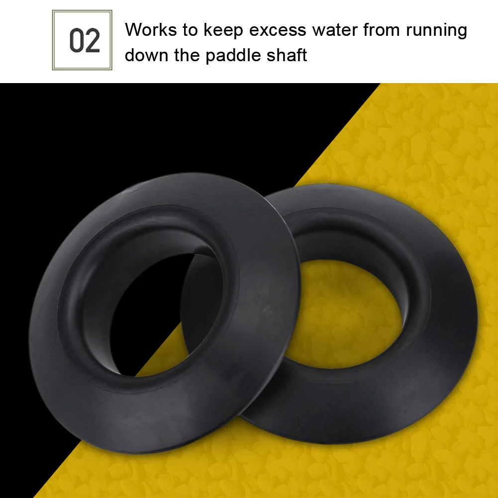 Kayak Paddle Drip Rings Paddles Shaft Drip Rings  Practical Rubber Drip Rings for Kayak Canoe Rafting Paddles Shaft