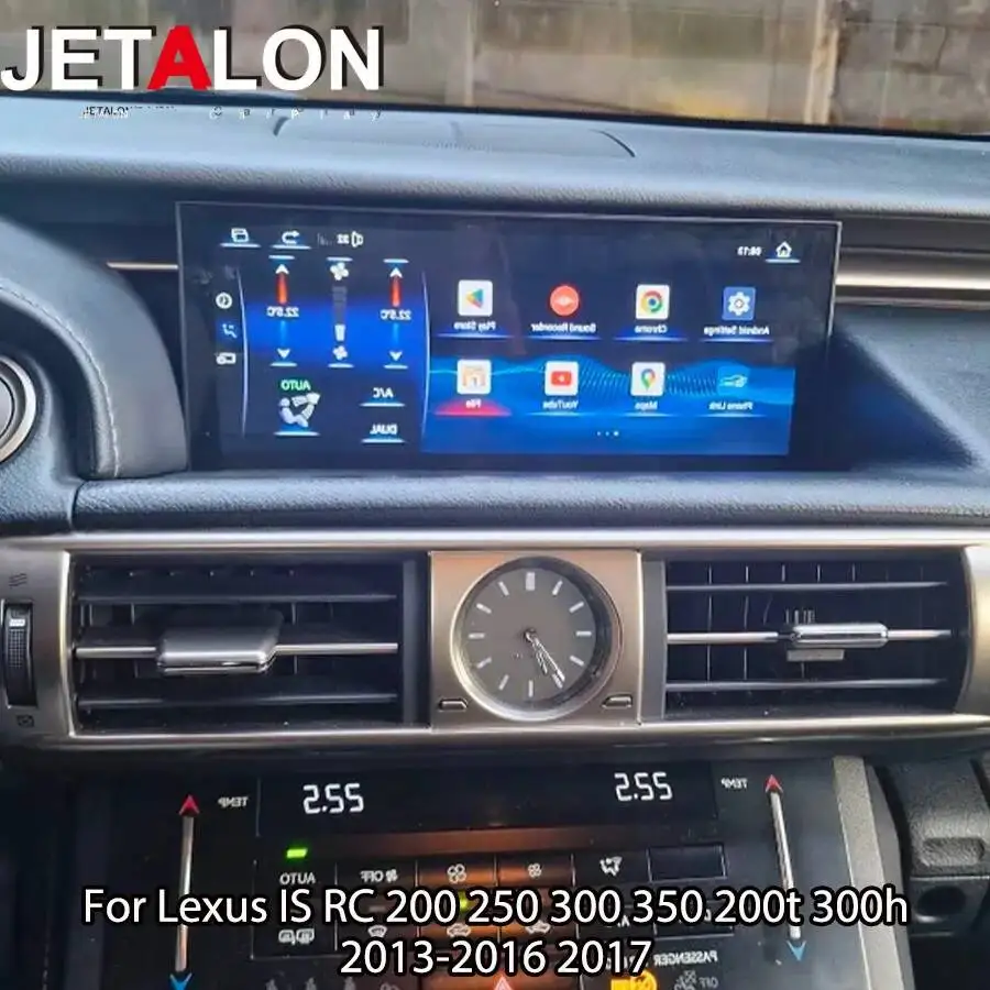 

10,25-дюймовый экран Android для Lexus IS RC 200 250 300 350 200t 300h 2013-2016 2017 стерео CarPlay мультимедийный плеер навигация GPS