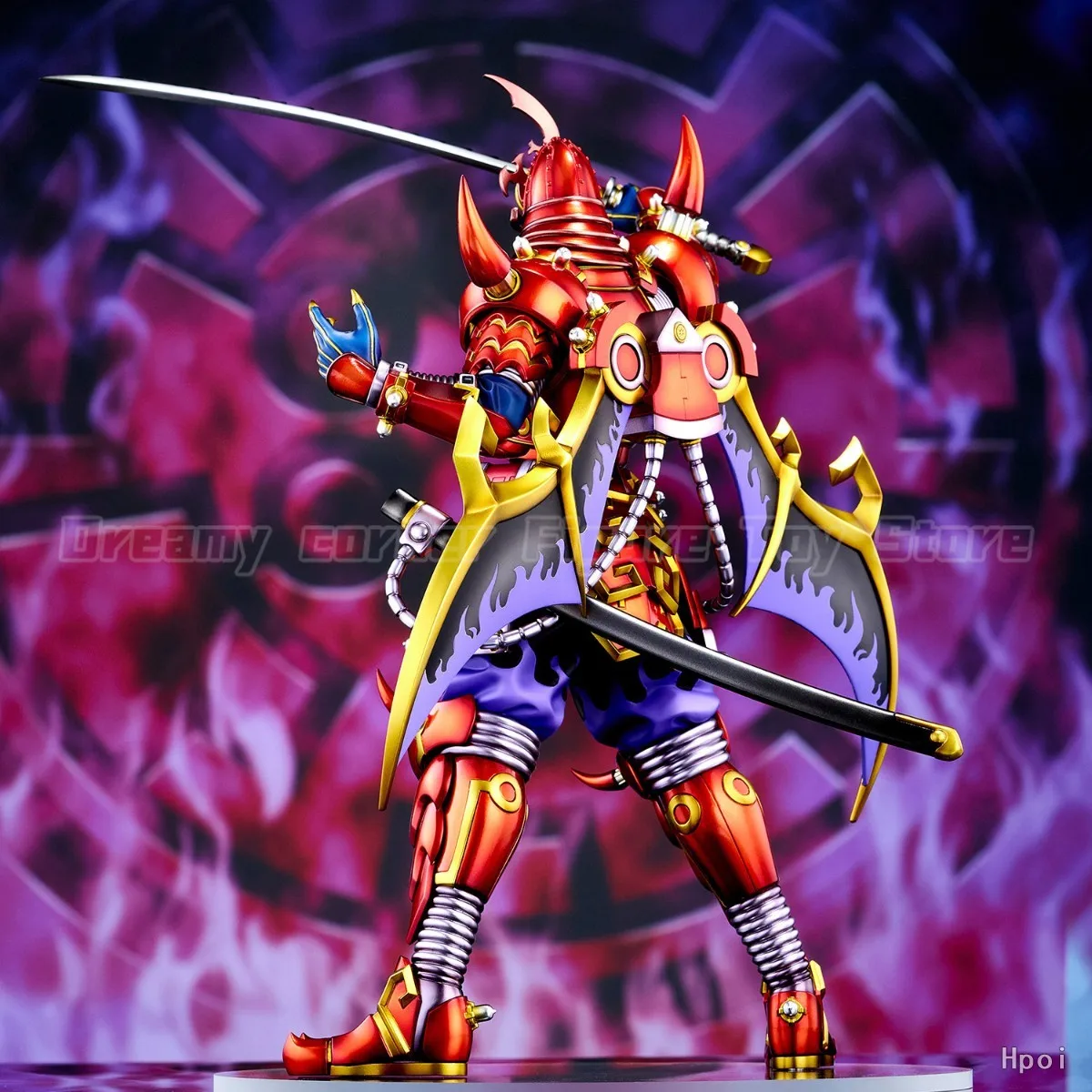 【W magazynie】UnionCreative Yu-Gi-Oh! Kolekcja Potworów Legendarni Sześciu Samurajów - Figurki Shi En i Model Kolekcjonerski z Animacji