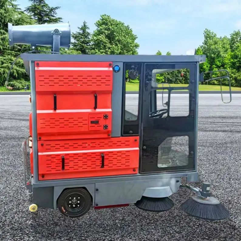 

China Manufacturer Electric Road Sweeper Multi Functional Street Cleaning Machine Barredora Eléctrica
