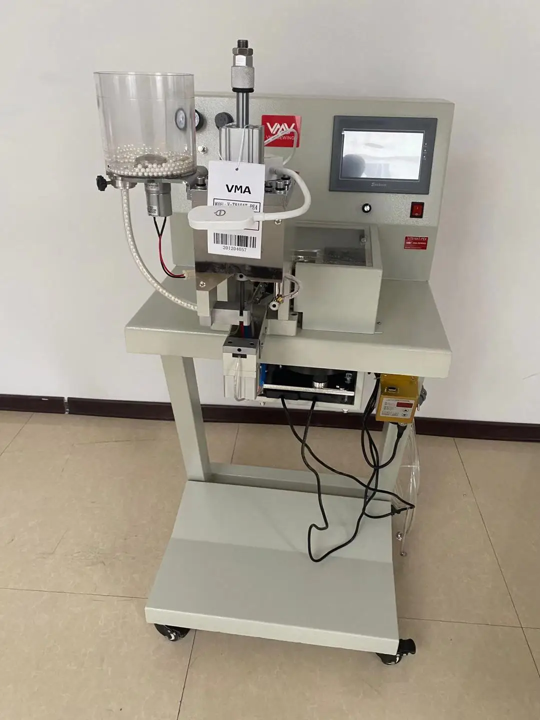 VMA Pearl Attaching Nail Bead Fixing Machine Automatic Pearl And Riveting Machine