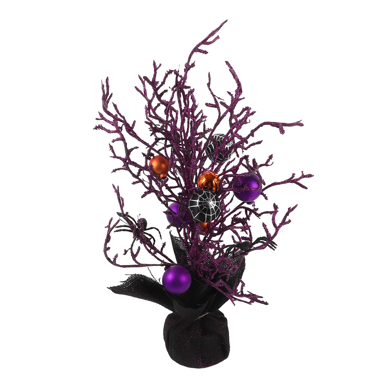 

Halloween Pumpkin Skull Tree Branch Decoration Realistic Bonsai Table Centerpiece Party Haunted House Spooky Halloween Themed