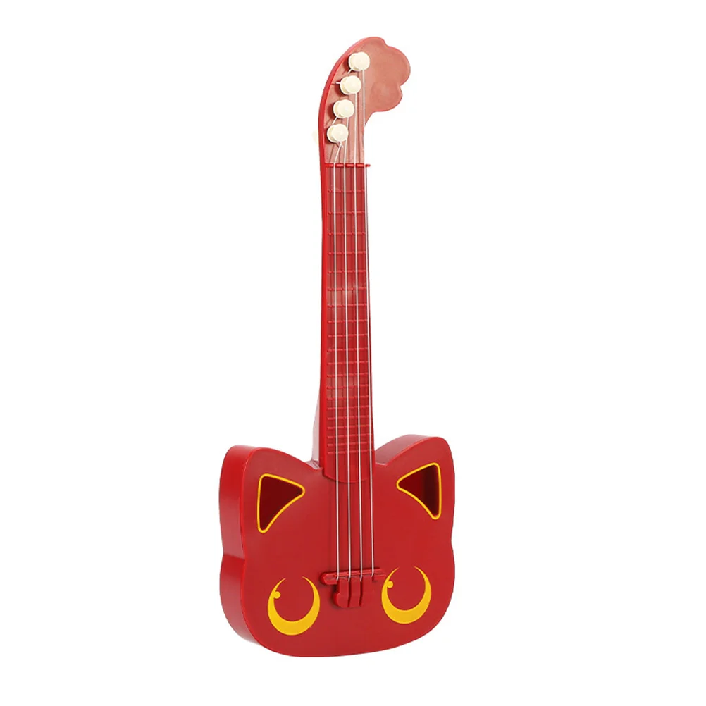 Simulation Ukulele Childrens Toys Cartoon Guitar Kids Musical Instrument Plaything