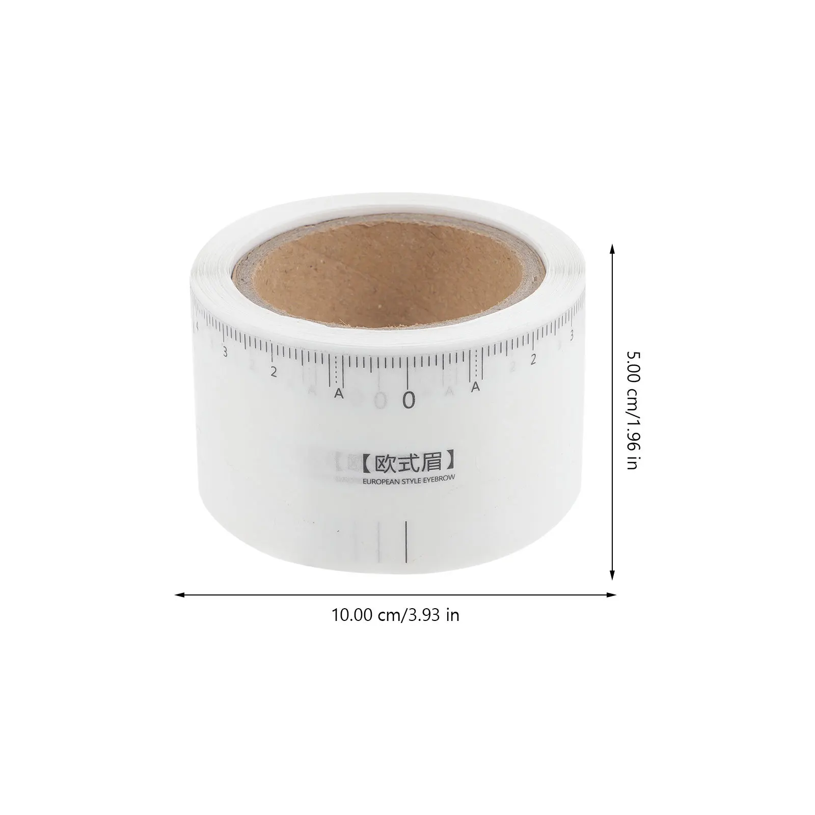 눈썹 측정 스티커 50개, 눈썹 모양 디자인용 측정 도구, 눈썹 위치 지정 가이드