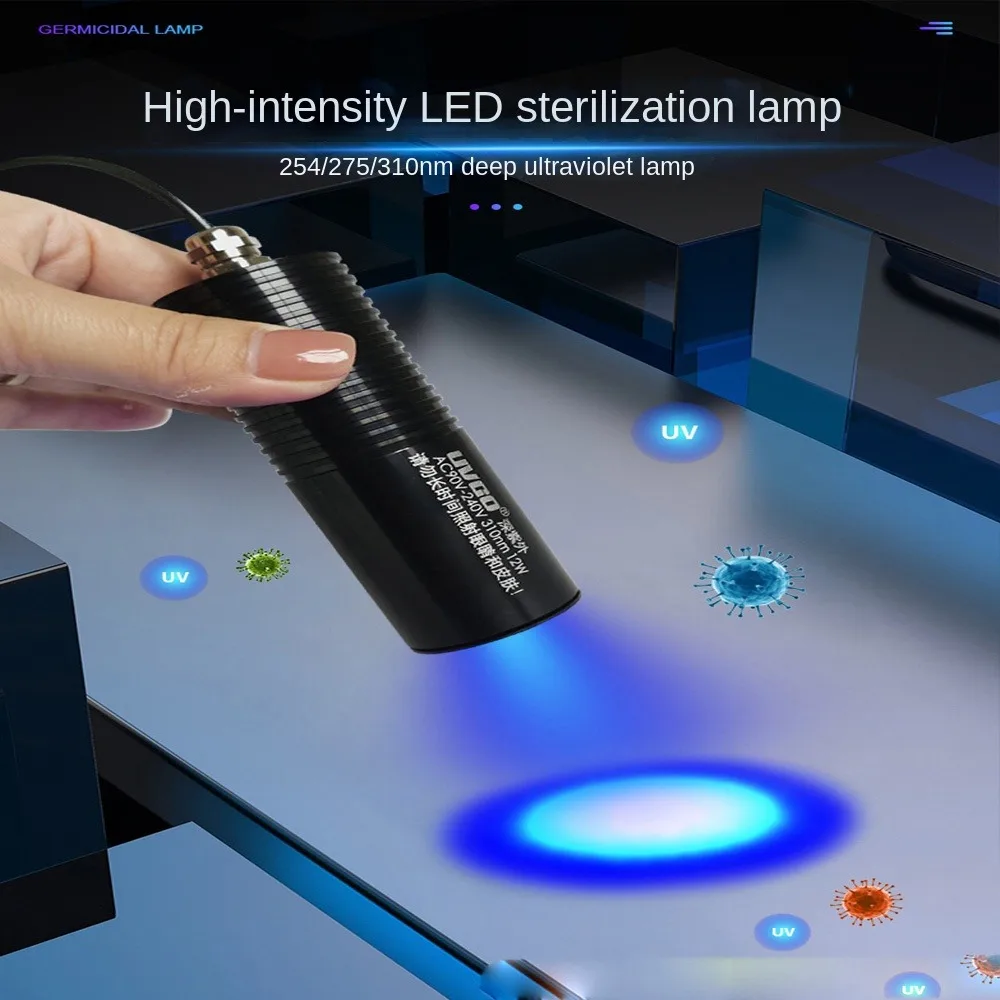 245nm-275nm-310nm-sterilization-uv-led-lamp-disinfection-uvc-ultraviolet-light-220v-110v-for-room-disinfection-light