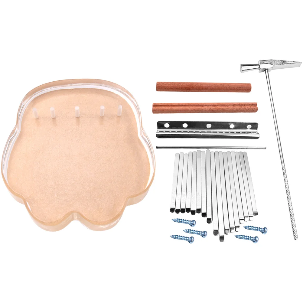 

Instrument Cat Claw Thumb Piano Gift Kids Musical Instruments Sound Card Acrylic Kalimba Diy Child