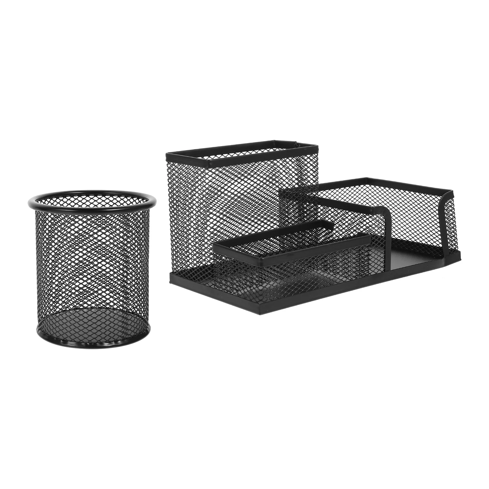 

2Pcs Tabletop Pencil Organizers Wear-Resistant Smooth No Burrs Multi-Function for Offices Libraries Bedrooms