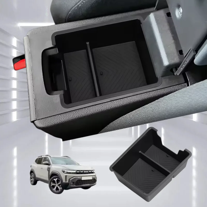 

for Renault Dacia Duster 2025 2026 Car Storage Box Interior Accessories Center Console Armrest Storage Organizer Tidying Case