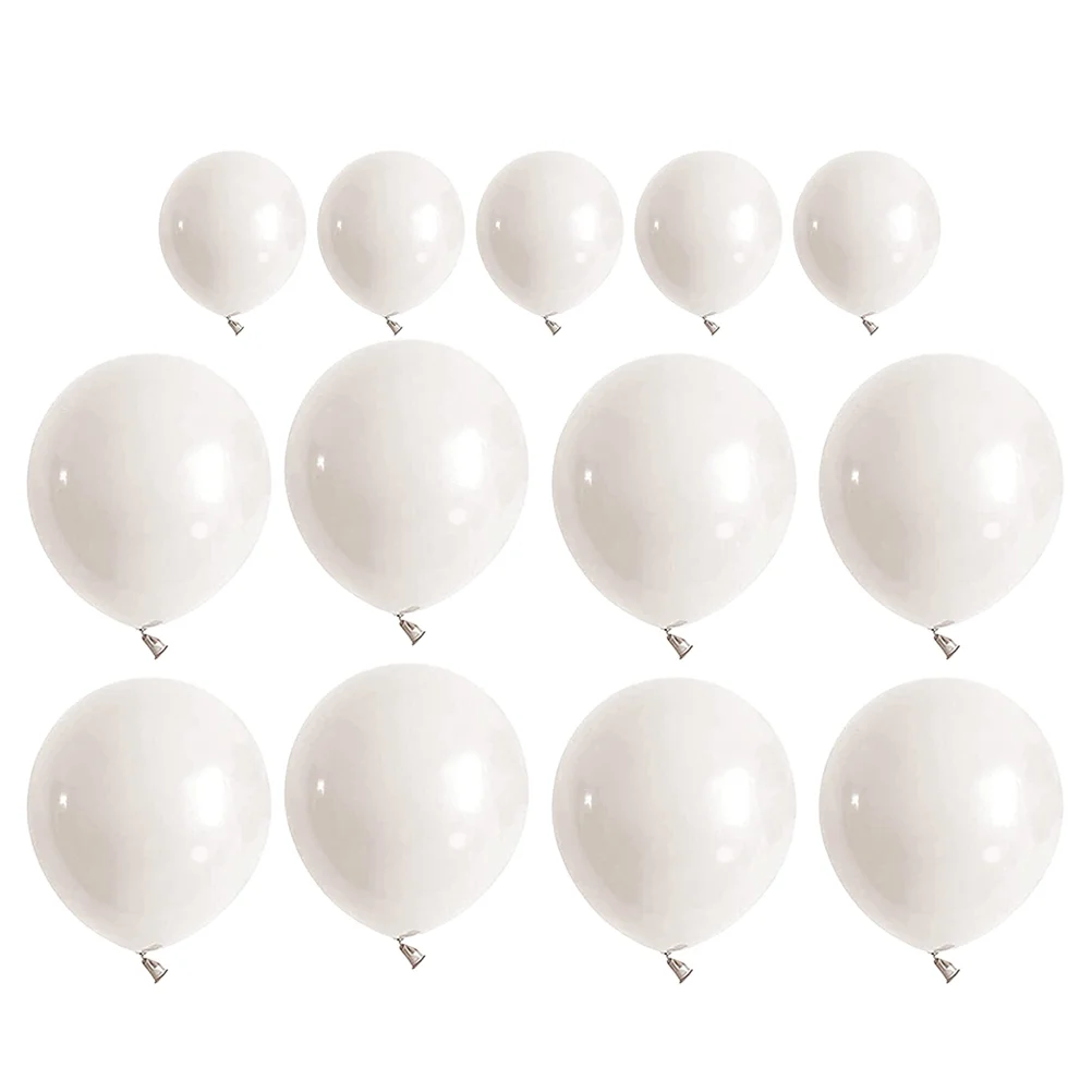 Party Balloon Decoration Dancing Decorations White Arc Balloons for Arch Suite Photo Shoot Garland Wedding Emulsion DIY Kit