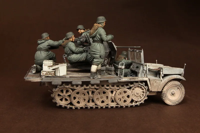 

[tusk model]1/35 resin figure 1/35 figure resin kits unpainted miniatures 129001B (5 figures)