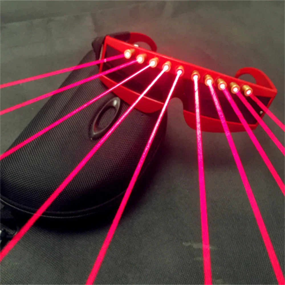 Laser Glasses DJ Disco Party Light Stage Show Dancing Luminous LED Glasses For Nightclub Bar Performers Props