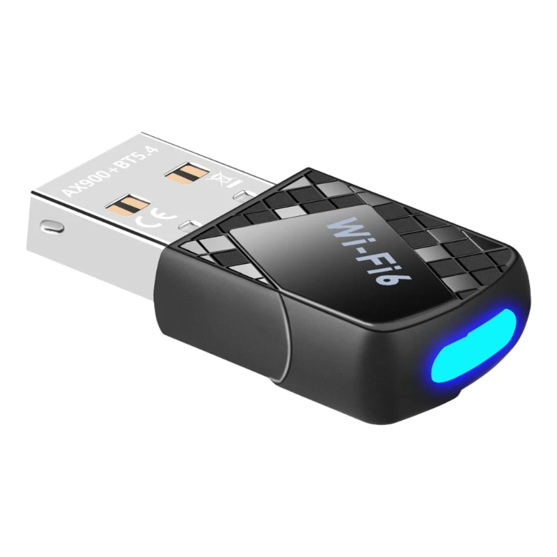 

Адаптер AX900 WiFi 6, Bluetooth-совместимый двухдиапазонный 2,4 ГГц/5 ГГц, сетевая карта USB WiFi, беспроводной приемник, ключ