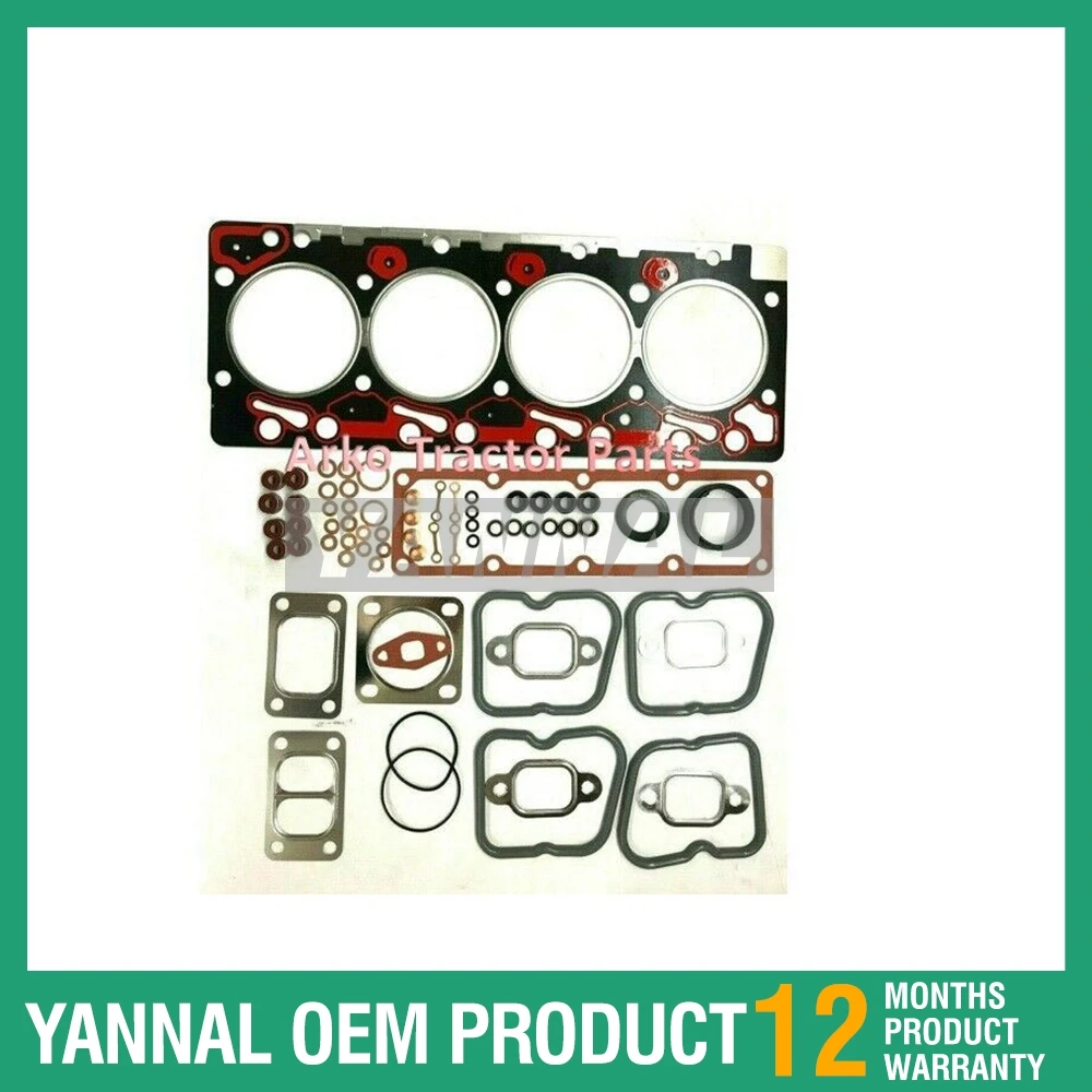1 año de garantía 3804896   Para juego de juntas de culata Cummins 3.9L 4BT Fit 1989- 1993