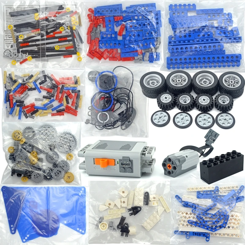 9686 Technical Parts Multi Technology Programming Educational School Students Learn Building Blocks Power Function Set For Kids