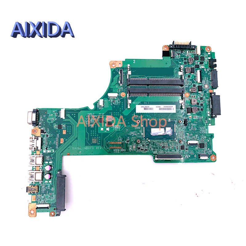 AIXIDA A000296890 DA0BLIMB6F0 For TOSHBA Satellite L55T-B L55-B L55T laptop motherboard DDR3 i5-4210U CPU main board