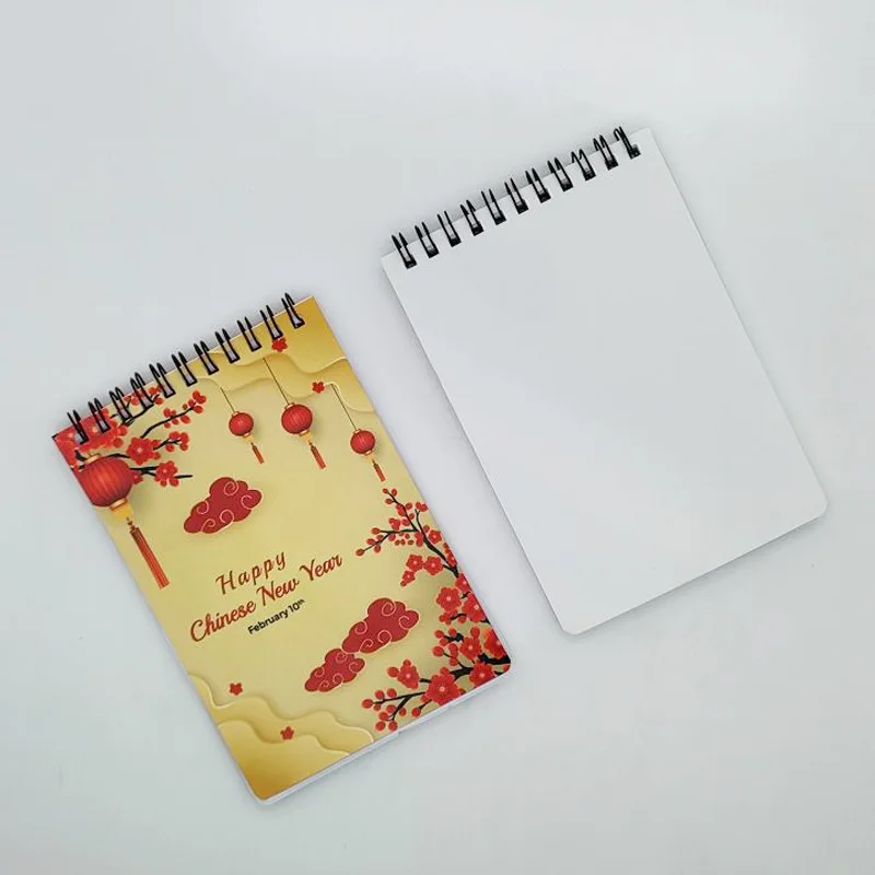 

Пустой сублимационный вертикальный блокнот с ПЭТ-обложкой для сублимационной печати чернил, термопресс, сделай сам, печать, подарок