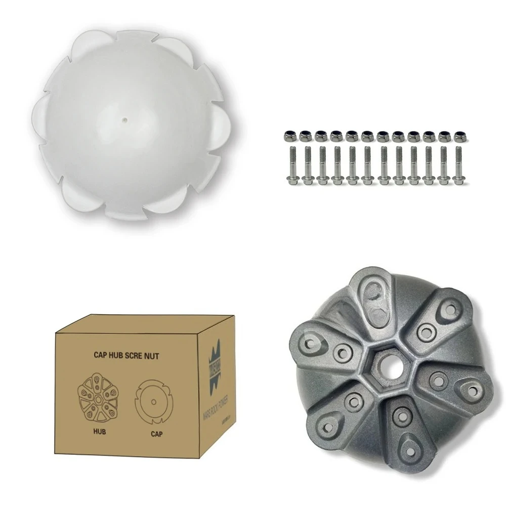 Copertura del mozzo della turbina eolica con 3/5/6 pale fai da te, parti della turbina eolica