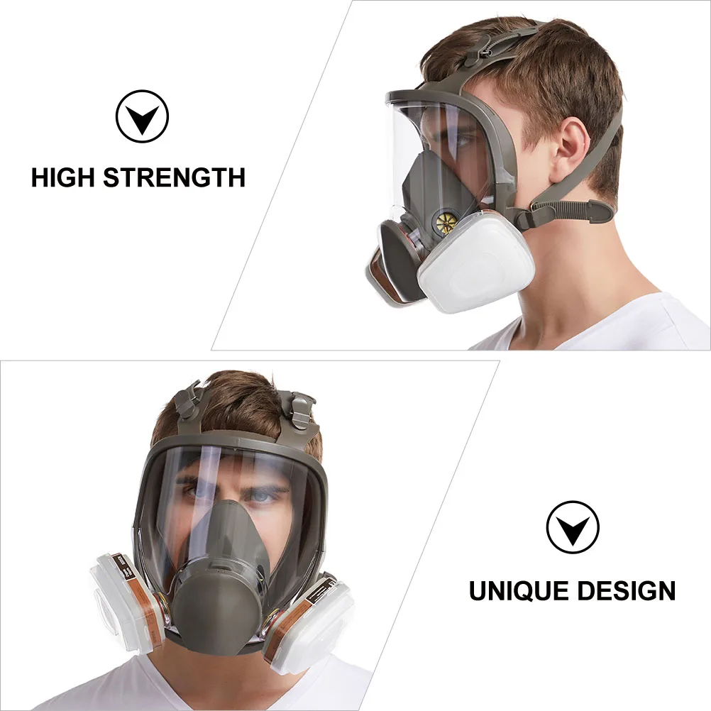 

Gas Mask Professional Face Eye Protection Breathing Facial Fight Protective Cover Full