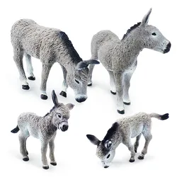 Simulation Animal Horse Educational Cognitive Model Micro Ornaments Plastic Decoration Baby Gift A0577