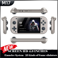 M17 Handheld Video Game Console 64G 128G Open Source Linux System 4.3inch Screen Portable Pocket Video Player Retro Gaming Conso