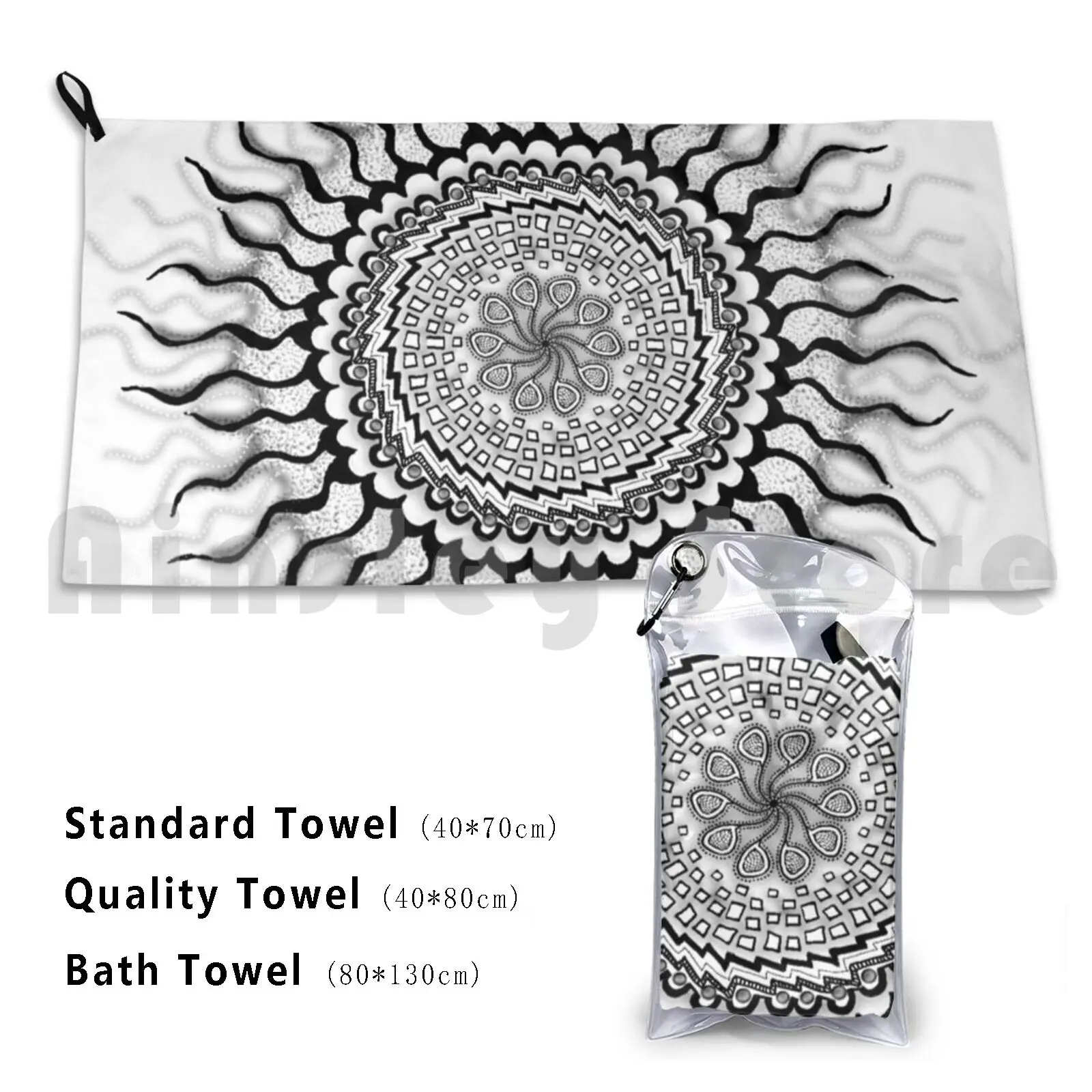 Mandala #21 Beach T…
