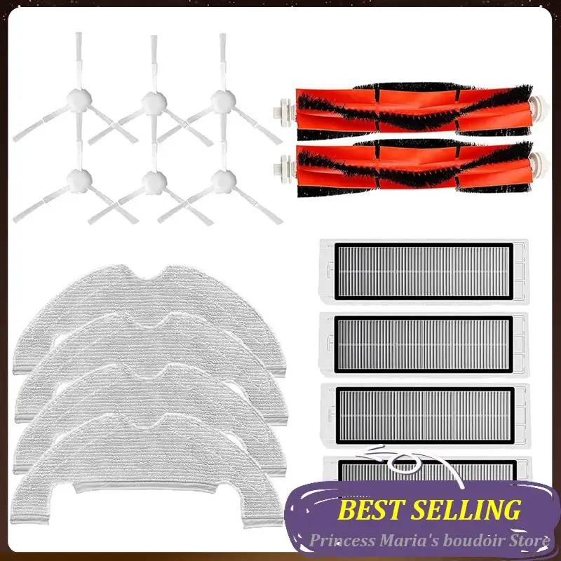 

Accessory Set Compatible For Dreame D10 Plus Robot Vacuum Cleaner, Main Brushes ,Filters, Wipes Side Brushes Replacement