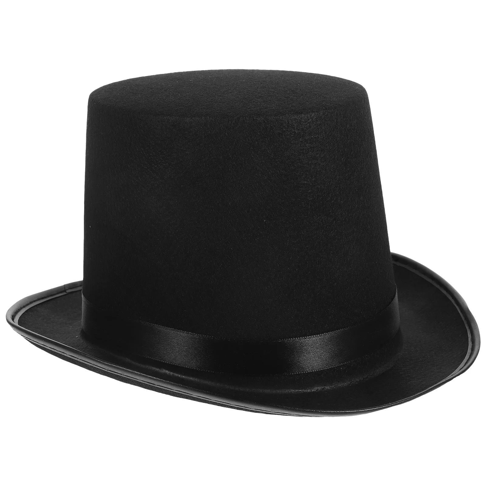

Black Magician Costume Hat Premium Nonwoven Classic Party Dress Up Hat Halloween Steampunk Accessory
