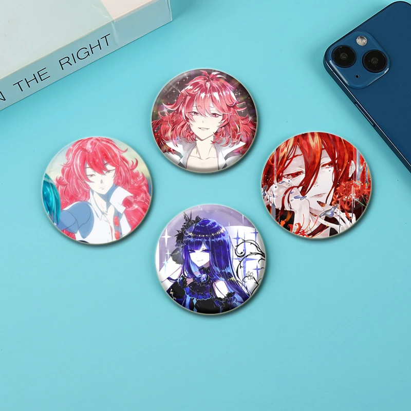 Land of The Lustrous bros Jade berlian lucu komik lencana Cosplay kreatif Enamel pin untuk pakaian hadiah aksesoris ransel