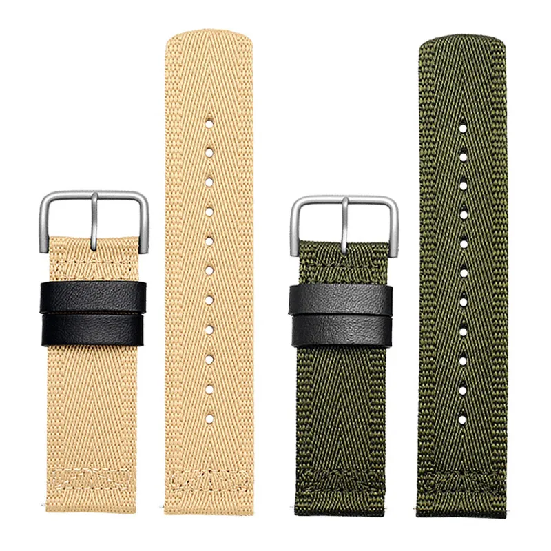 23mm nylon quick release watchband for Casio mountain watch PRW-60Y/61/50Y/70Y/30 PRW-6900Y/6800 series nylon canvas watch strap